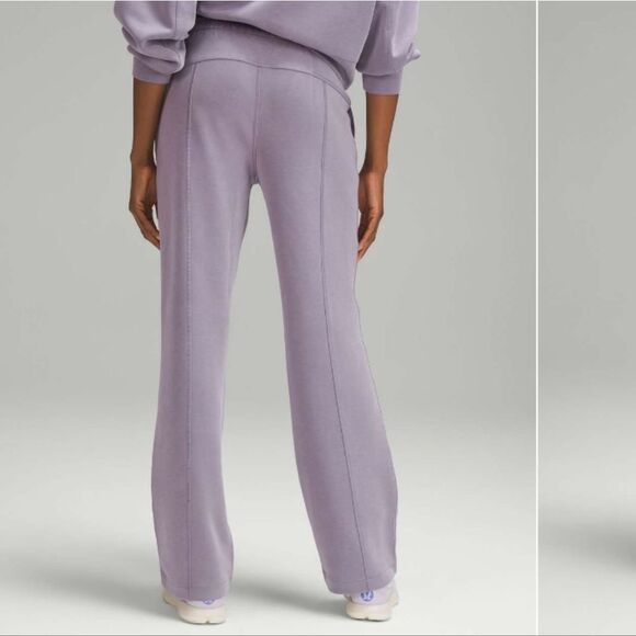 Lululemon Softreme High Rise Pant Lavender Purple Ash Size 8 - Picture 10 of 15